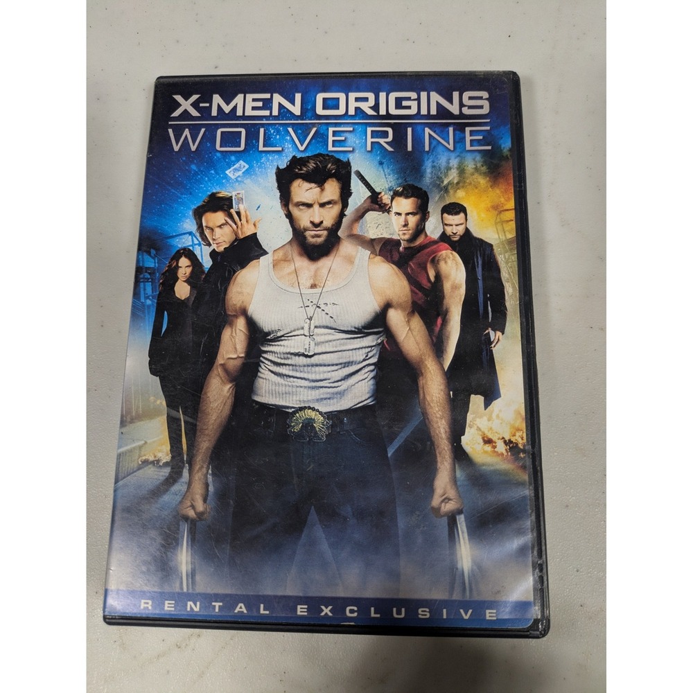 X-Men Origins Wolverine DVD 2009 Rental Exclusive Widescreen Marvel Movie